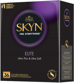 Презервативи ультратонкі безлатексні Skyn Elite, 36 шт SK222 фото