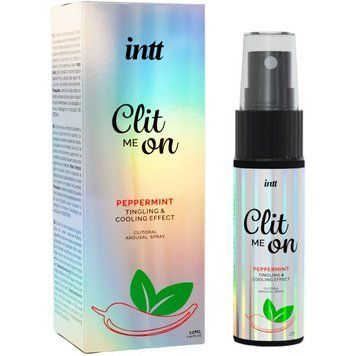 Збуджувальний спрей для клітора Intt Clit Me On Peppermint Tingling & Cooling Effect 12 мл SO8392 фото