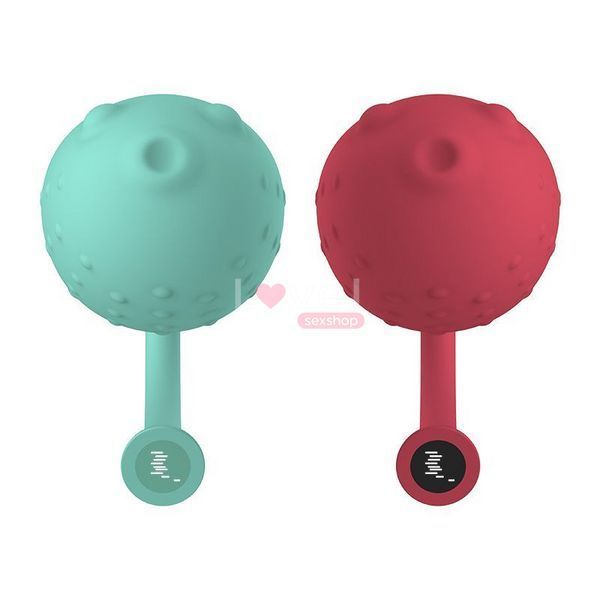 Смарт-віброяйце Magic Motion Fugu Red, глибока вібрація SO2692 фото