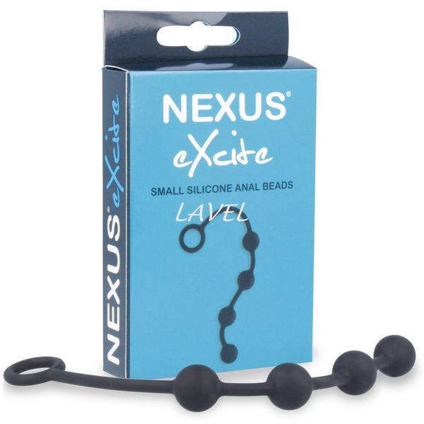 Анальні кульки Nexus Excite Small Anal Beads, силікон, макс. діаметр 2 см SO1767 фото