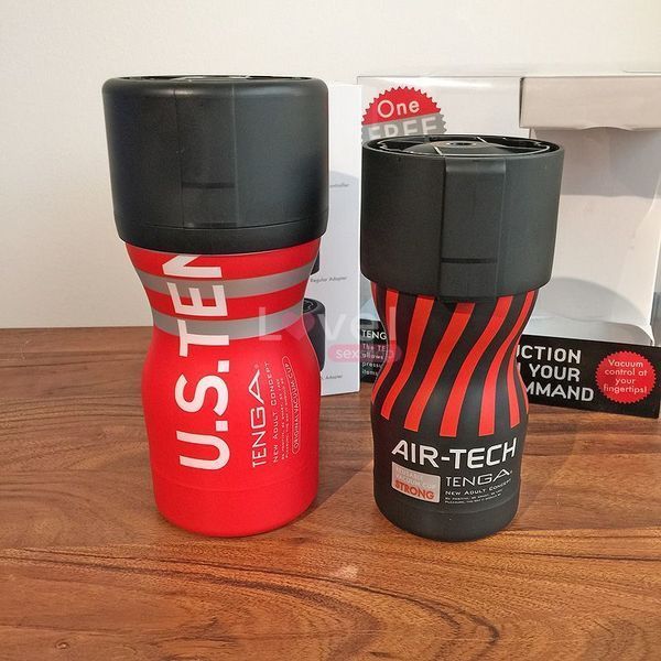 Вакуумная насадка Tenga Vacuum Controller с мастурбатором US Deep Throat Cup, единственный сосущий TVC-001S фото