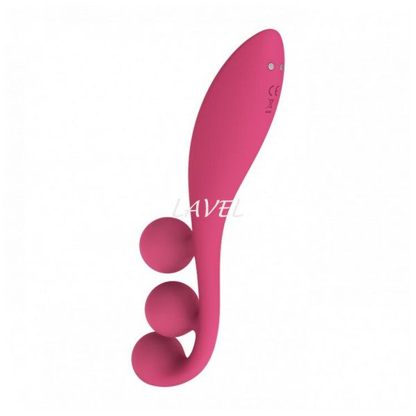 Универсальный вибратор Satisfyer Tri Ball 1, 3 мотора, гнется SO7785 фото