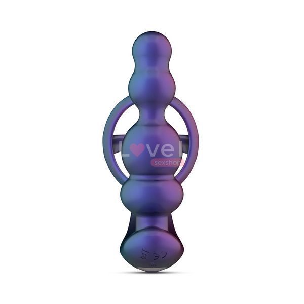 Анальний вібратор з ерекційним кільцем Hueman - Stellar Force Anal Beads with Cockring SX3894 фото