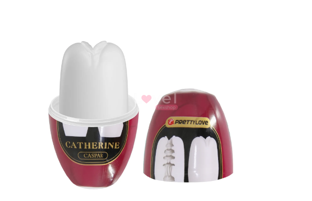 Мастурбатор яйце Pretty Love CATHERINE - Caspar White BI-014832-4-2 фото