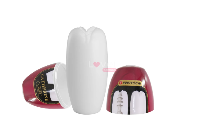 Мастурбатор яйце Pretty Love CATHERINE - Caspar White BI-014832-4-2 фото