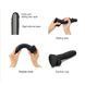 Реалістичний фалоімітатор Strap-On-Me Sliding Skin Realistic Dildo Black S, ефект рухливої шкіри SO6252 фото 3