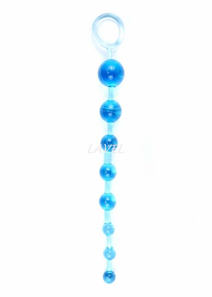 Анальное ожерелье Jelly Anal Beads BLUE BS6700087 фото