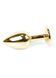 Анальна пробка - Jewellery Gold Plug Clear 62530064-00021 фото 4