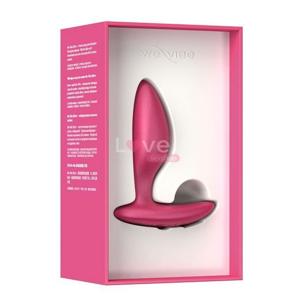 Анальна смарт-вібропробка We-Vibe Ditto+ Cosmic Pink, 10 режимів, пульт ДК SX0519 фото