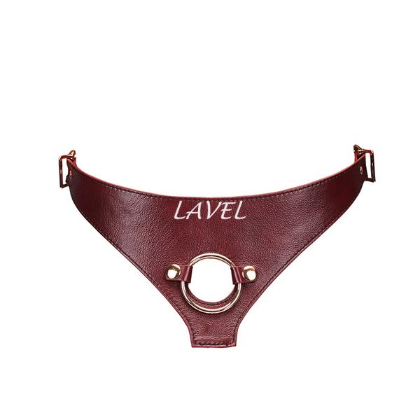 Трусики для страпона Liebe Seele Wine Red Strap on Harness SO9464 фото