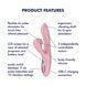 Вакуумний вібратор-кролик Satisfyer Pro+ G-Spot Generation 2 Pink SX4316 фото 5