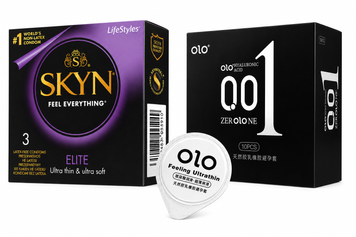 OLO 0.01 Black 10 шт + SKYN Elite 3 шт OL6411 фото