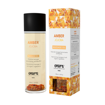 Масажна олія EXSENS Amber Jojoba (гармонізує, з бурштином) 100мл, натуральна SO2369 фото