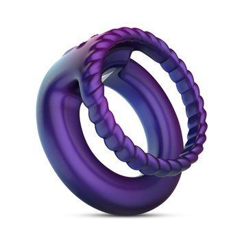 Эрекционное виброкольцо Hueman - Jupiter Vibrating Cock and Ball Ring SX3897 фото