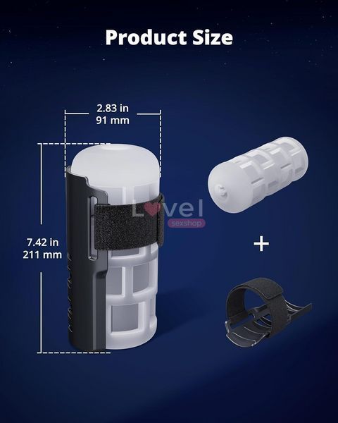 Рукав-мастурбатор Lovense Solace Pro Grip Kit з кріпленням для Solace Pro SX4644 фото