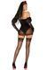 Эротический костюм черной невесты Leg Avenue Heartbreak Bride M, боди, рукава, вуаль, чокер SO9209 фото 5