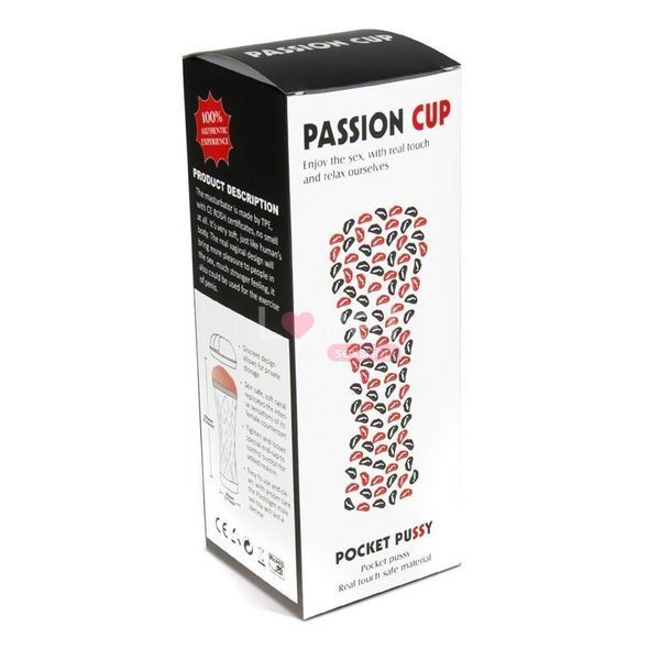 Мастурбатор с вибрацией Passion Cup - Vagina SX4047 фото