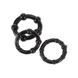 Набор эрекционных колец STAY HARD, 3 размера, BLACK 35500-BLACK фото 1