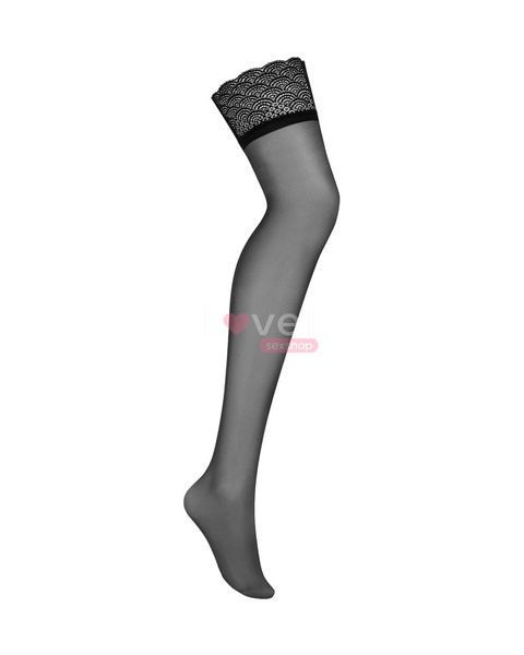 Чулки Obsessive Chemeris stockings XL/2XL SO9772 фото