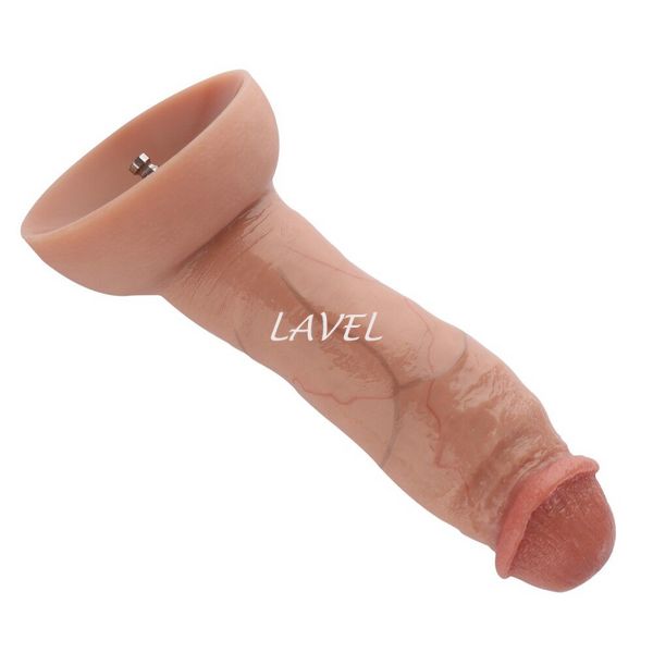 Гіперреалістичний фалоімітатор для секс-машин Hismith Hyper Realistic Silicone Dildo, KlicLok SO6213 фото