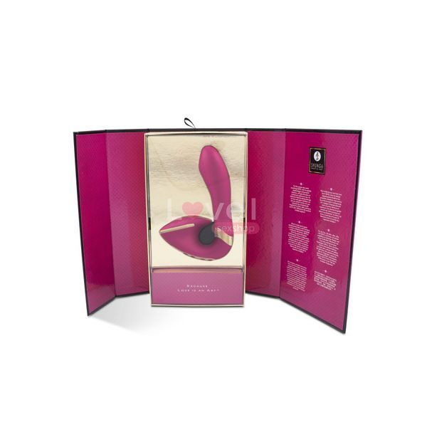 Вагинально-клиторальный вибратор Shunga Soyo Raspberry SO6906 фото