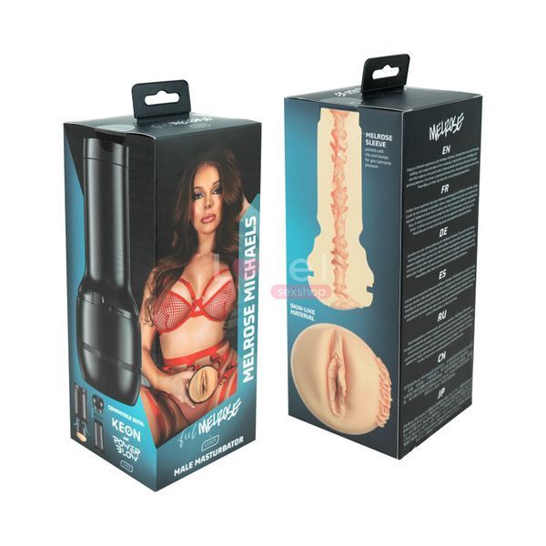 Мастурбатор Kiiroo Feel MelRose Michaels PBC сумісний з PowerBlow та Keon SX1228 фото