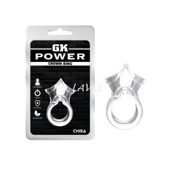 Эрекционное кольцо - GK Power Crown Ring Clear 6610CN00988 фото