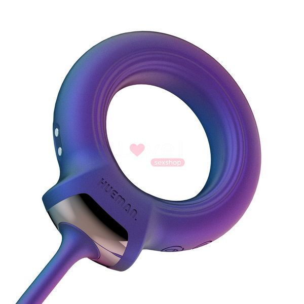 Ерекційне віброкільце з віброяйцем Hueman - Eclipse Anal Vibrator SX3893 фото
