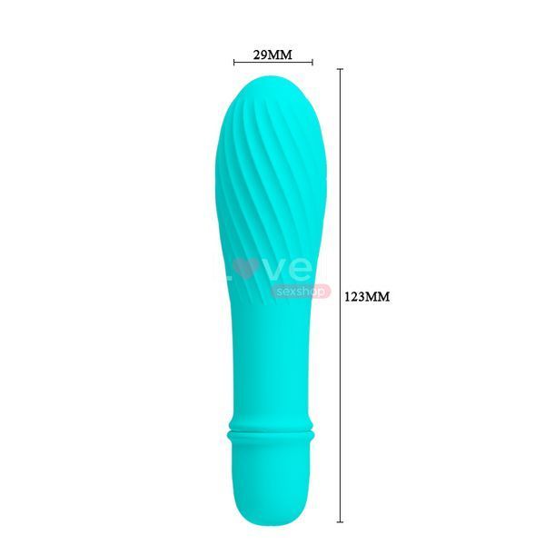 Класичний вібратор - Pretty Love Solomon Vibrator Blue 6603BI0576 фото