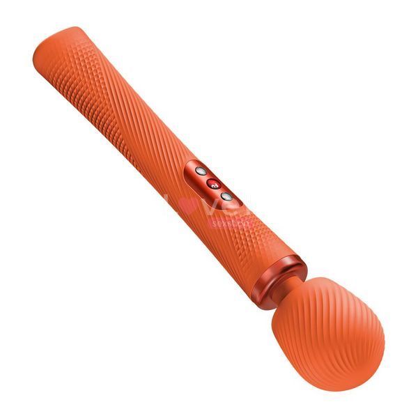 Вібромасажер Fun Factory VIM Vibrating Wand Orange, суперпотужний та легкий, до 6 годин роботи SX3661 фото