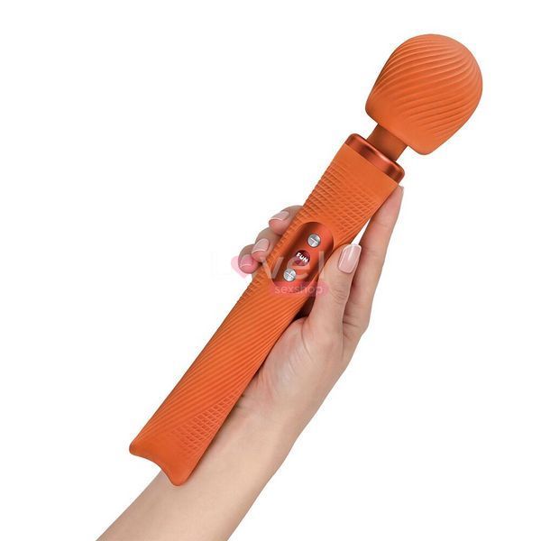 Вібромасажер Fun Factory VIM Vibrating Wand Orange, суперпотужний та легкий, до 6 годин роботи SX3661 фото