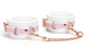 Наручники Liebe Seele White & Pink Fairy Goat Leather Hand Cuffs SX2827 фото 1