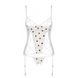 Корсет с подвязками + стринги LOVELIA CORSET white S/M - Passion SO4769 фото 5