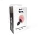 Силиконовая анальная пробка М Art of Sex - Silicone Bunny Tails Butt plug Red, диаметр 3,5 см SO6964 фото 4