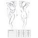 Боди Passion CHARMING BODY L/XL, black EL11001 фото 3