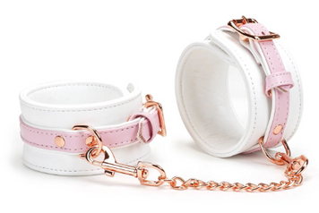 Поножи Liebe Seele White & Pink Fairy Leather Ankle Cuffs SX2828 фото