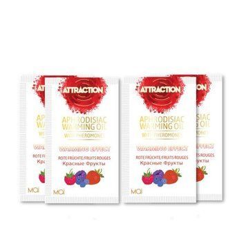 Пробник масажного масла з феромонами MAI PHEROMON MASSAGE OIL RED FRUITS (10 мл) SO3963 фото
