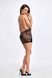 Сукня Noir Handmade F313 Mythos, XXL, black, прозора, міні, відкрита спина, декор зі стразів SX0319 фото 4