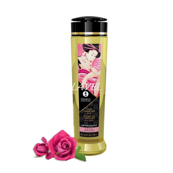 Массажное масло Shunga Aphrodisia - Roses (240 мл) натуральное увлажняющее SO4807 фото