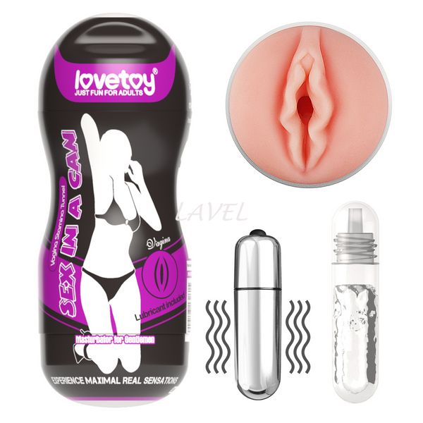 Мастурбатор - Sex In A Can Vagina Stamina Tunnel Vibrating 6452LVTOY180 фото