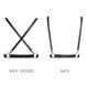 Портупея Bijoux Indiscrets MAZE - X Harness Black, екошкіра SO2676 фото 2