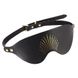 Роскошная маска на глаза Zalo Blindfolds Black SO8231 фото 1