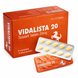 Сильнодіючі збудливі таблетки для ерекції Vidalista 20 для чоловіків, 10 шт