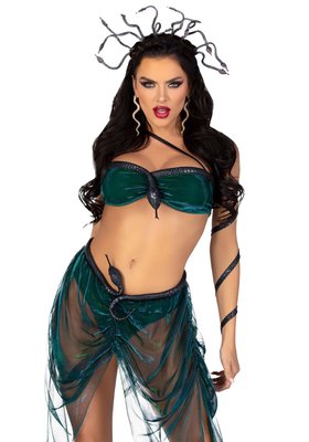 Эротический костюм горгоны Медузы Leg Avenue Medusa Costume S SO9212 фото