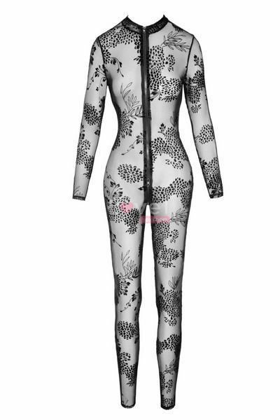 Сітчастий бодістокінг Noir Handmade F237 Long tulle overall, S SX0121 фото
