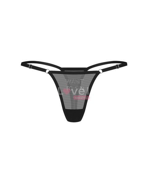 Трусики Obsessive Violami Sin thong S/M SX3634 фото