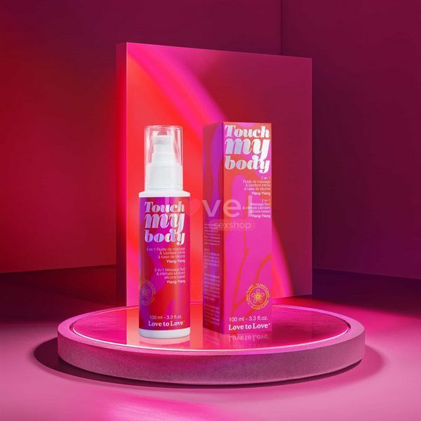 Массажный гель и смазка 2-в-1 Love To Love TOUCH MY BODY Ylang-Ylang (100 мл) увлажняющий SO2700 фото