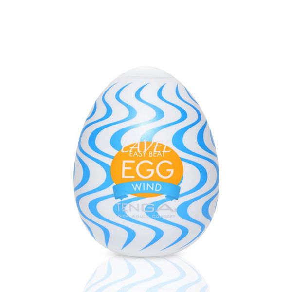 Мастурбатор-яйце Tenga Egg Wind із зиґзаґоподібним рельєфом SO5494 фото