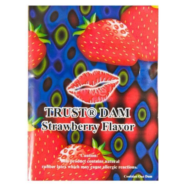 Латексная салфетка Latex Dental Dams Strawberry 1 шт SX1266 фото
