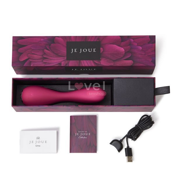 Премиум вибратор Je Joue - Uma Fuchsia универсальный с глубокой вибрацией, стимуляция точки G SO4895 фото